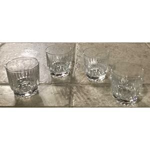 Set of 4 Libbey Duratuff Lowball Rocks Glasses ~ 3”